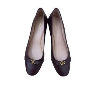 Cole Haan Burgundy Malta Wedge Women's Pump Size: 9.5